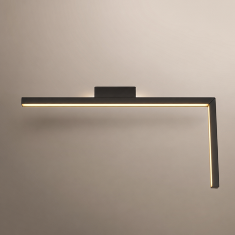 Lagos Linéaire Aluminium Noir Minimaliste B