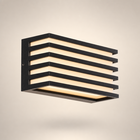 Aemilia Lames Acier Noir Mat Minimaliste