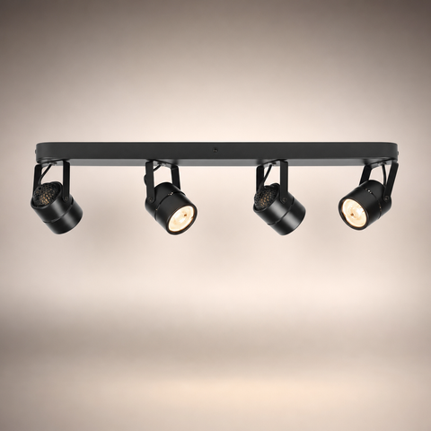 Bëris Rail Cylindres Acier Noir Mat Minimaliste