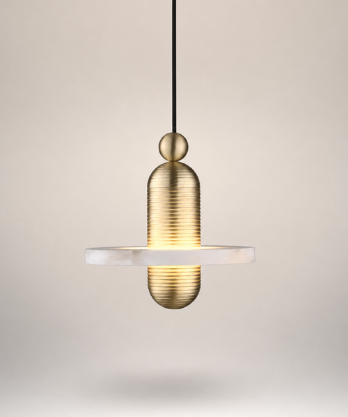 Albéric Cloche Béton Beige Minimaliste