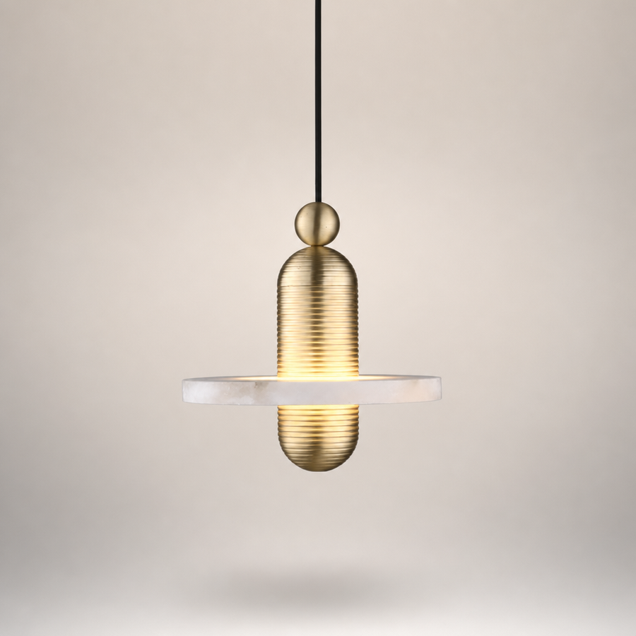 Albéric Cloche Béton Beige Minimaliste