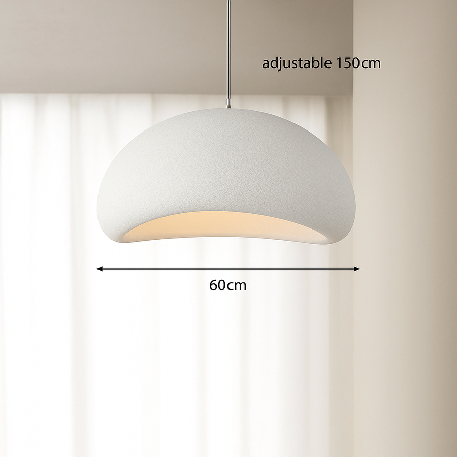 Suspension Cylindres Verre Fumé et Métal Noir - Chambre Salon Cuisine — Tubis
