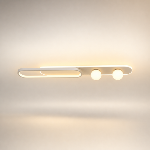 Aëlyn Anneau Métal Blanc Minimaliste E