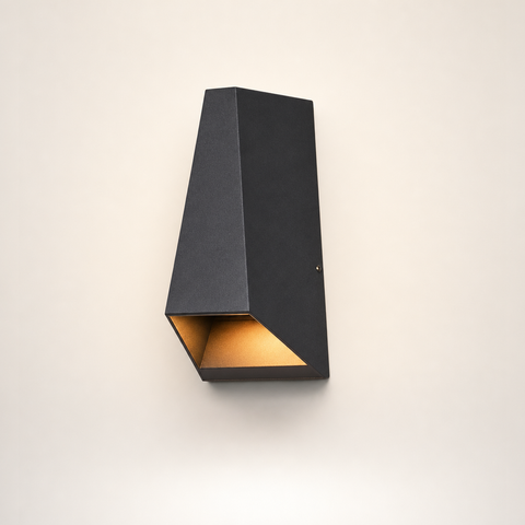 Lumis234 Prisme Métal Noir Minimaliste