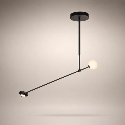 Emmerich Bras Métal Noir Mat Minimaliste