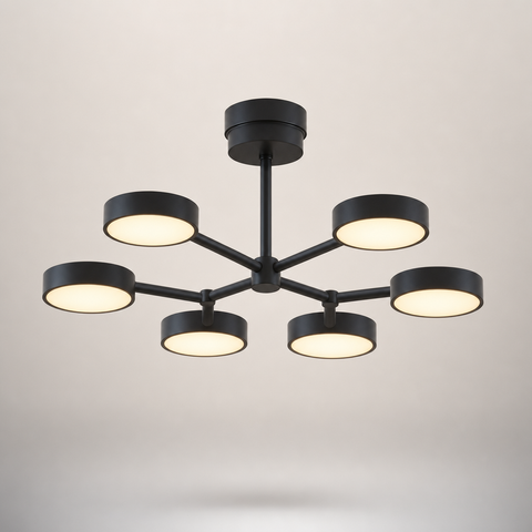 Leva Cylindres Acier Noir Mat Minimaliste