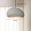Suspension Cylindres Verre Fumé et Métal Noir - Chambre Salon Cuisine — Tubis