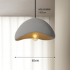 Suspension Cylindres Verre Fumé et Métal Noir - Chambre Salon Cuisine — Tubis