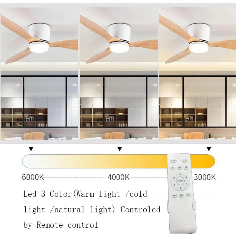 Ventilateur de Plafond Design Loft Silencieux