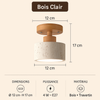 Torre Spot Cylindre Pierre & Bois — Bois Clair
