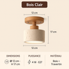 Torre Spot Cylindre Pierre & Bois — Bois Clair