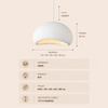 Suspension Nuage Fibre Blanche Minimaliste Design - Chambre Salon Cuisine — Nimbus
