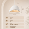 Suspension Nuage Fibre Blanche Minimaliste Design - Chambre Salon Cuisine — Nimbus