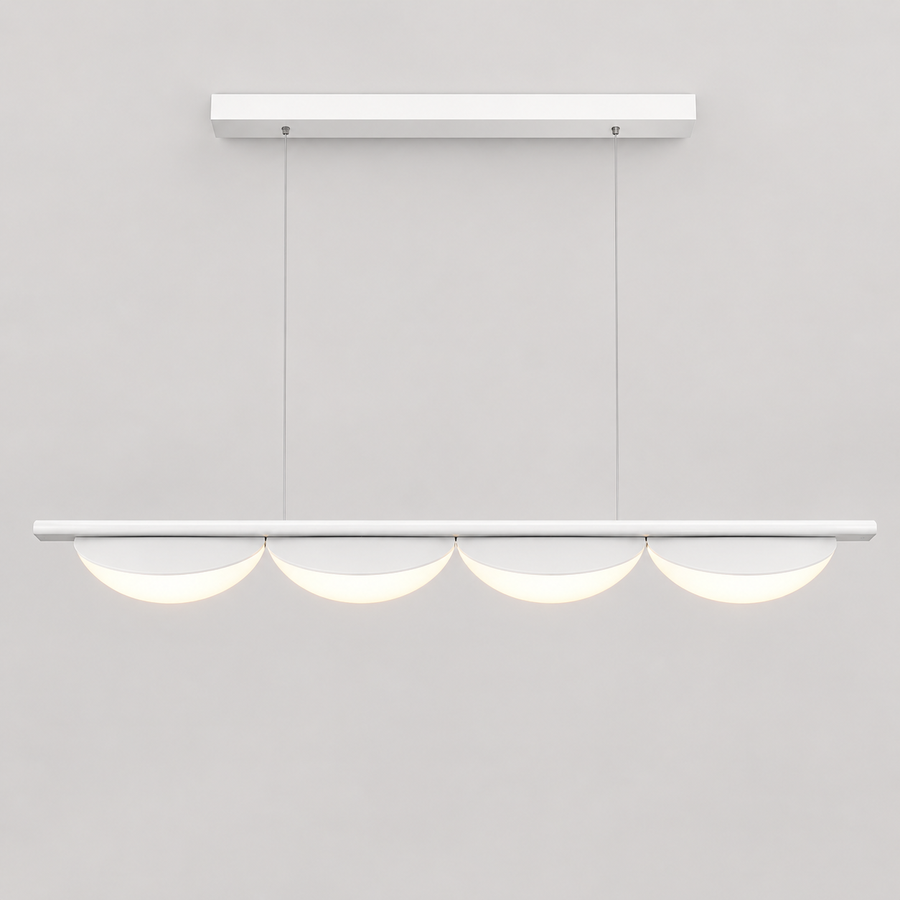 Suspension Disque Métal Noir Minimaliste Design - Cuisine Salon Salle à Manger — Orbis