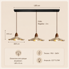Suspension Anneau Bois Naturel Épuré Design - Cuisine Chambre Salon — Lucide
