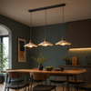 Suspension Anneau Bois Naturel Épuré Design - Cuisine Chambre Salon — Lucide
