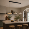 Suspension Anneau Bois Naturel Épuré Design - Cuisine Chambre Salon — Lucide