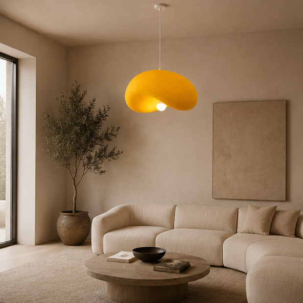 Suspension Nuage Céramique Minimaliste Design - Chambre Salon Cuisine — Brume