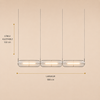 Suspension Cylindre Verre Texturé Transparent Minimaliste Design - Chambre Salon Cuisine — Fuste