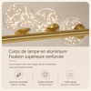 Lustre Suspension Bras Articulés Métal Noir Minimaliste Design - Salon Salle à Manger — Lueur