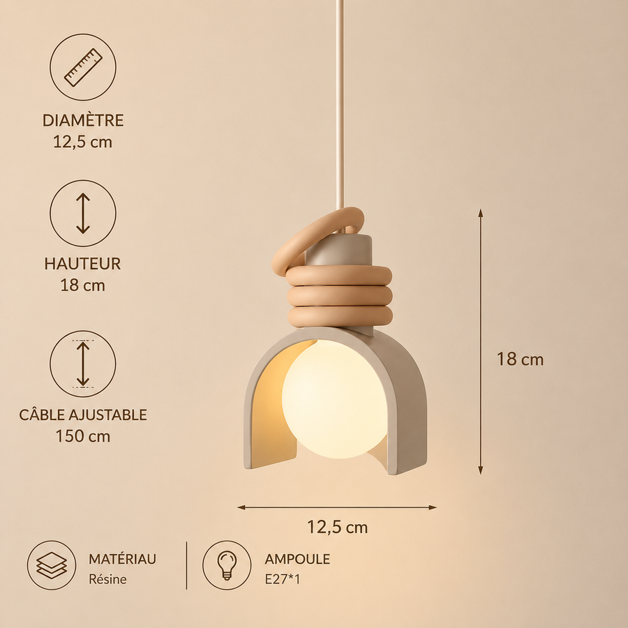 Suspension Lanterne Acier Mat Industrielle - Cuisine Salon Bureau — Fanal