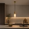 Suspension Cylindre Pierre Naturelle Minimaliste Design - Cuisine Chambre Salon — Shohreh