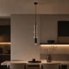 Suspension Anneau Béton Brut et Bois Naturel - Cuisine Chambre Salon — Antares