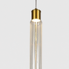 Suspension Cylindre Tissu Noir et Blanc Graphique - Chambre Salon Cuisine — Algol