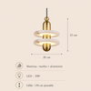 Suspension Cylindre Laiton et Marbre Blanc Art Déco - Chambre Salon Cuisine — Arabella
