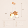 Suspension Avion Bois Naturel Enfant Ludique - Cuisine Chambre Salon — Topaze