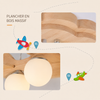Suspension Avion Bois Naturel Enfant Ludique - Cuisine Chambre Salon — Topaze
