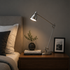 Lampe de Table Bras Articulé Acier Brossé Minimaliste Design - Chambre Bureau Salon — Aura