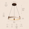 Lustre Suspension Cascade Sphères Verre Transparent et Métal Chromé - Salon Salle à Manger — Lothaire