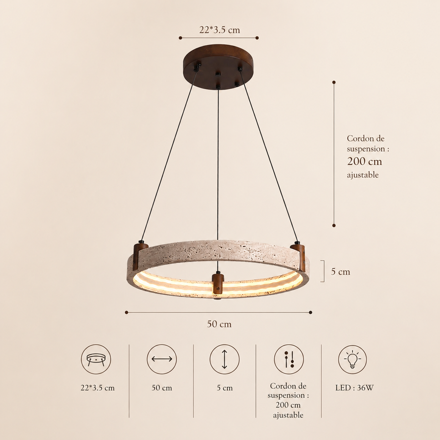 Lustre Suspension Cascade Sphères Verre Transparent et Métal Chromé - Salon Salle à Manger — Lothaire