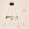 Lustre Suspension Cascade Sphères Verre Transparent et Métal Chromé - Salon Salle à Manger — Lothaire