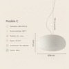 Suspension Abat-Jour Acier Noir Mat Industriel - Cuisine Salon Bureau — Coiffe
