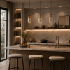 Suspension Cylindre Céramique Beige Minimaliste Design - Chambre Salon Cuisine — Spica