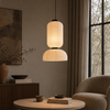 Suspension Globe Papier Blanc Minimaliste Nordique Design Boule - Chambre Salon Cuisine — Ravenna