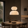 Suspension Globe Papier Blanc Minimaliste Nordique Design Boule - Chambre Salon Cuisine — Ravenna