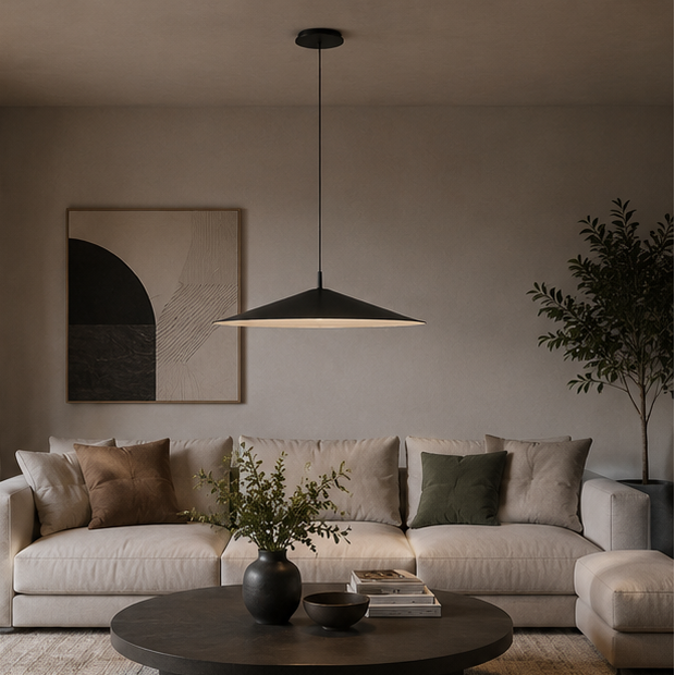 Suspension Nuage Résine Blanche Minimaliste Design - Chambre Salon Cuisine — Cirrus