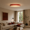 Plafonnier Anneau Céramique Crème Minimaliste Design Moderne - Salle de Bain Salon Chambre — Alcyone