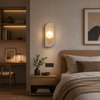 Applique Murale Cylindre Verre Opalin Minimaliste Design Moderne - Chambre Salle de Bain Salon — Cremona