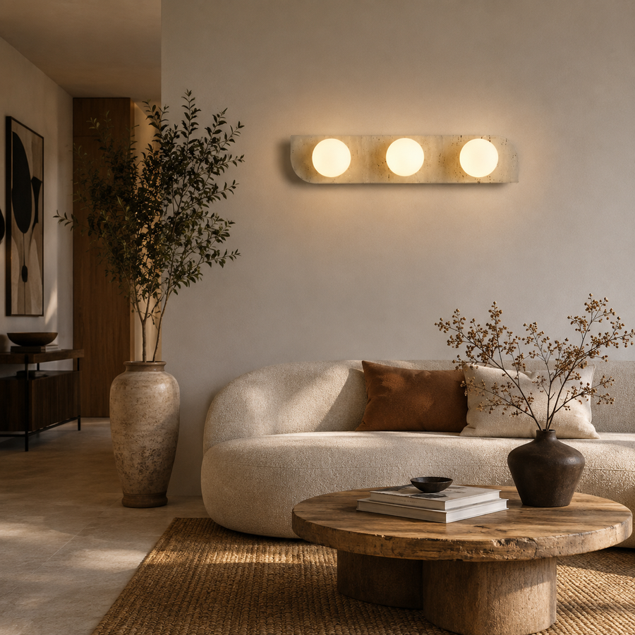 Applique Murale Cylindre Verre Opalin Minimaliste Design Moderne - Chambre Salle de Bain Salon — Cremona
