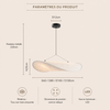 Suspension Nuage Tissu Blanc Minimaliste Design - Chambre Salon Cuisine — Sela