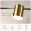 Suspension Laiton Doré Cylindres Multiples Minimaliste Design - Chambre Salon Cuisine — Chiyo