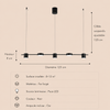 Suspension Laiton Doré Cylindres Multiples Minimaliste Design - Chambre Salon Cuisine — Chiyo