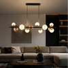Lustre Suspension Spirale Métal Noir et Blanc Minimaliste Design - Salon Salle à Manger — Spiro