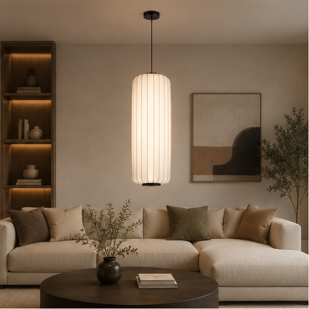Suspension Roches Sculptées Pierre Naturelle Épurée Design - Cuisine Chambre Salon — Lumio