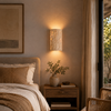 Applique Murale Cylindre Pierre Beige Minimaliste Design Moderne - Chambre Salle de Bain Salon — Algol