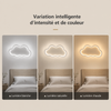 Plafonnier Nuage Tissu Blanc Éthéré - Salle de Bain Salon Chambre — Brume